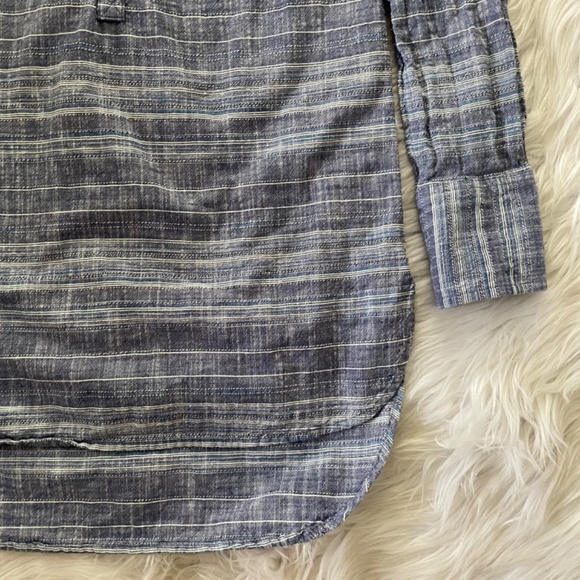 Merona Blue Striped Swim Coverup - Picture 3 of 10